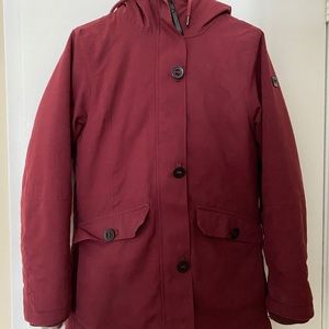 Burgundy Helly Hansen Winter Coat
